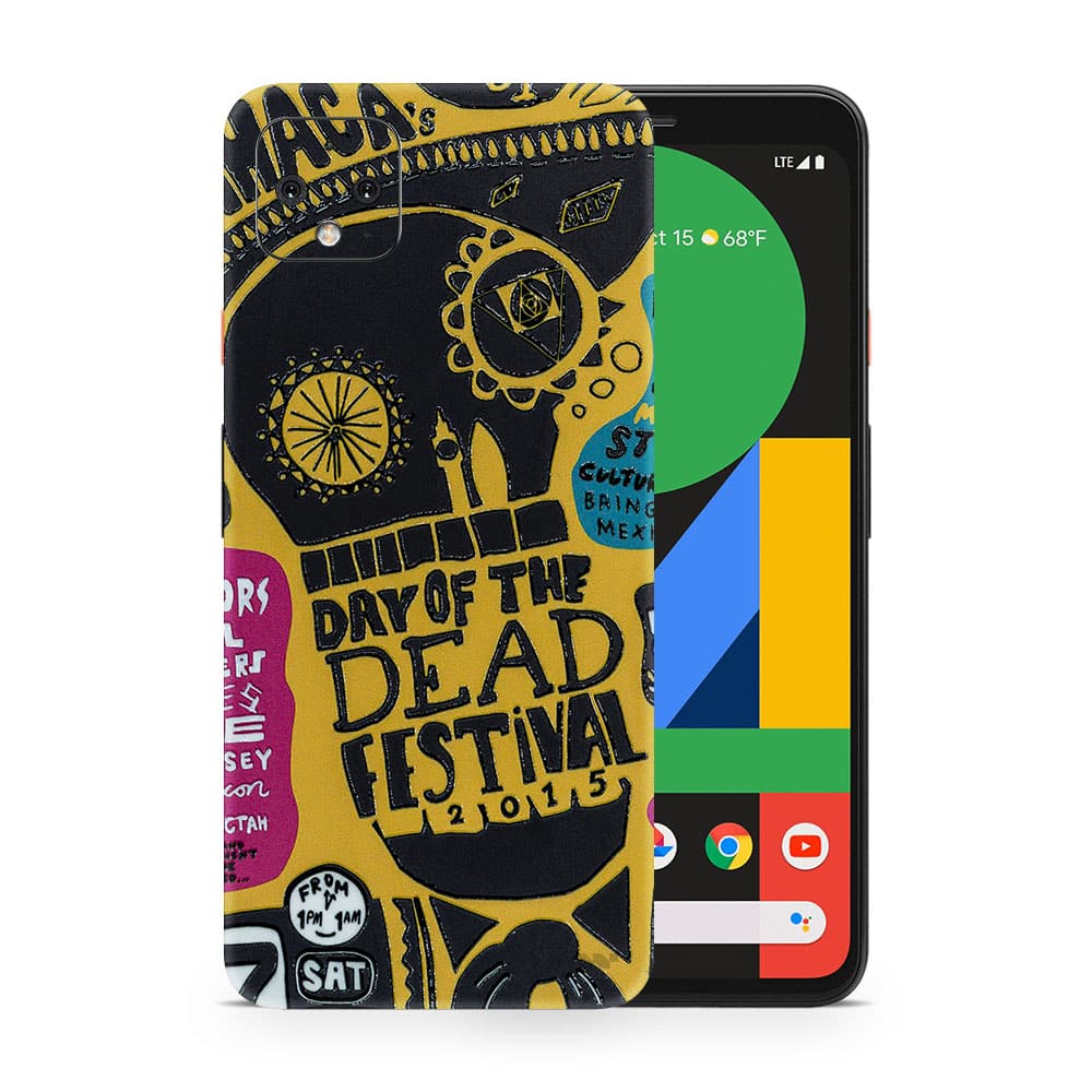 Pixel 4 street festival 3d skin wrapitskin