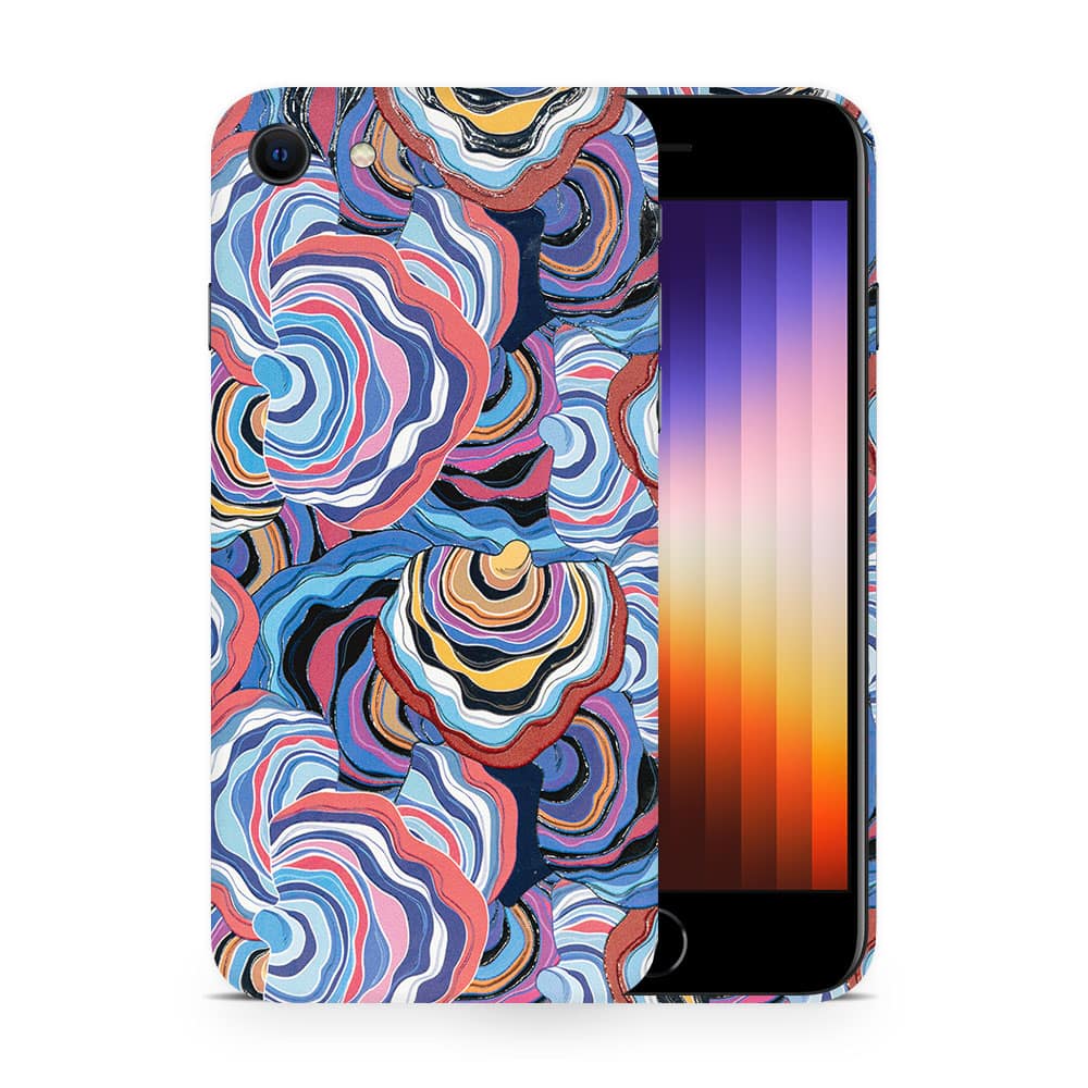 Iphone se 2020 abstract multicolor 3d skin wrapitskin