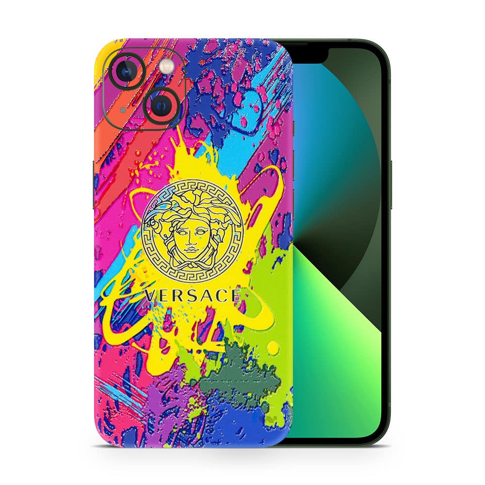 Iphone 13 mini versace colorful 3d skin wrapitskin