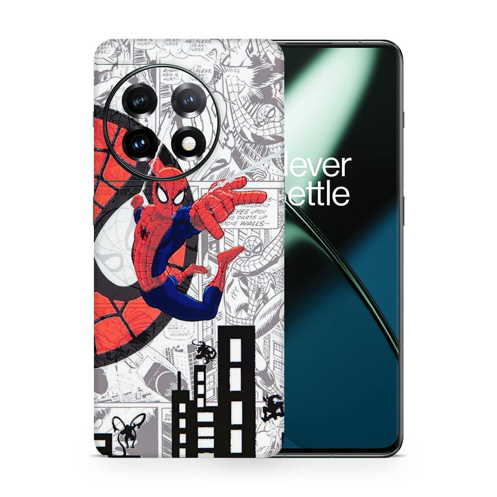 Oneplus 11 spiderman comic 3d skin wrapitskin