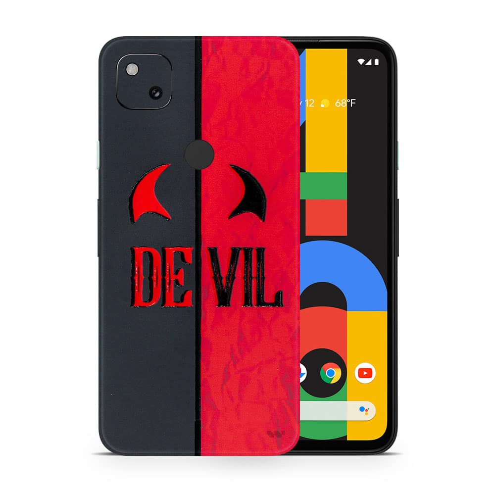 Pixel 4a devil 3d skin wrapitskin