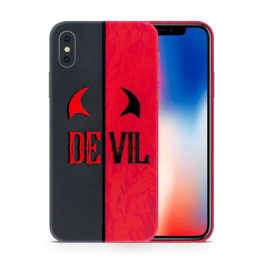 Iphone x devil 3d skin wrapitskin