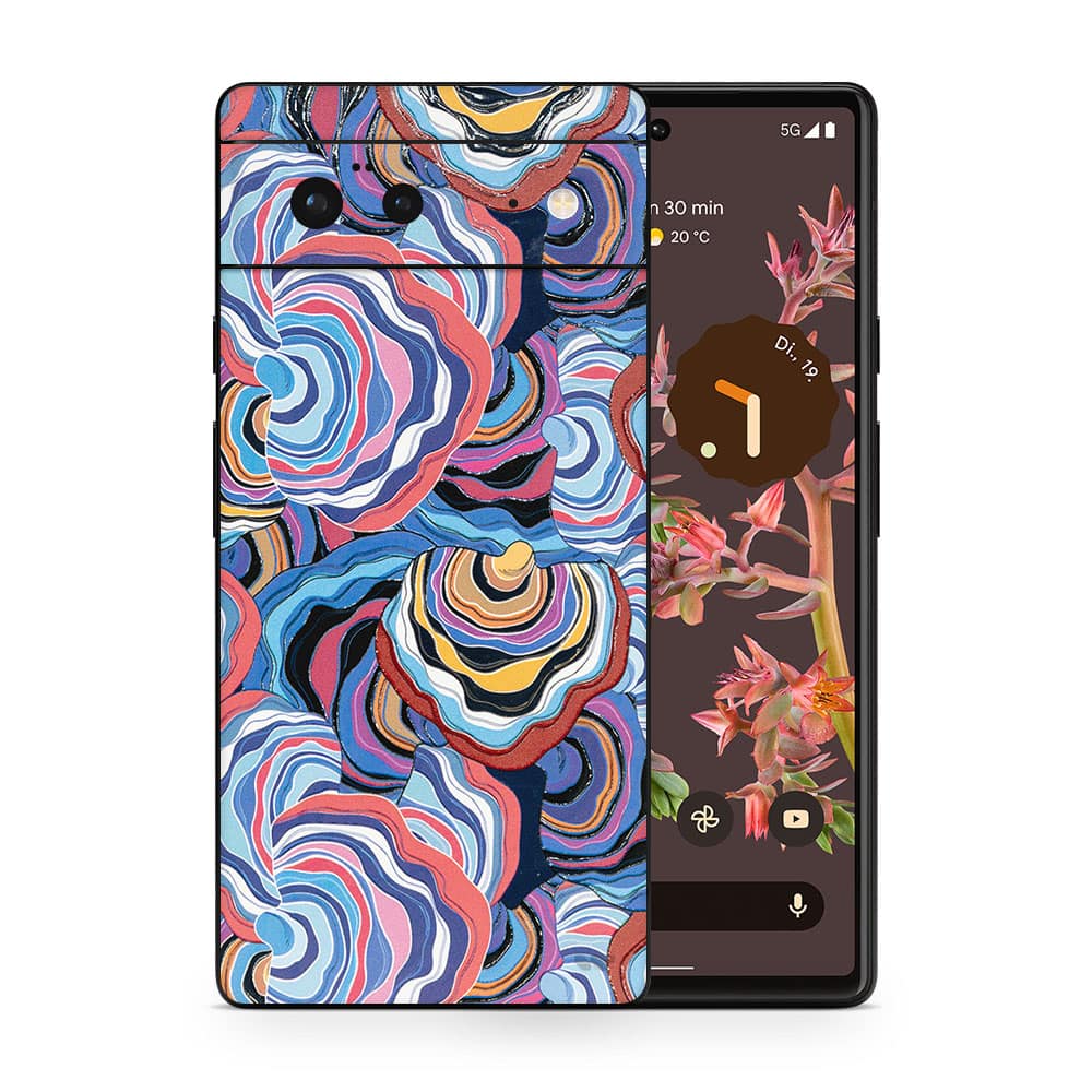 Pixel 6 abstract multicolor 3d skin wrapitskin