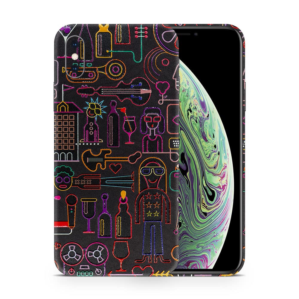 Iphone xs inca art 3d skin wrapitskin