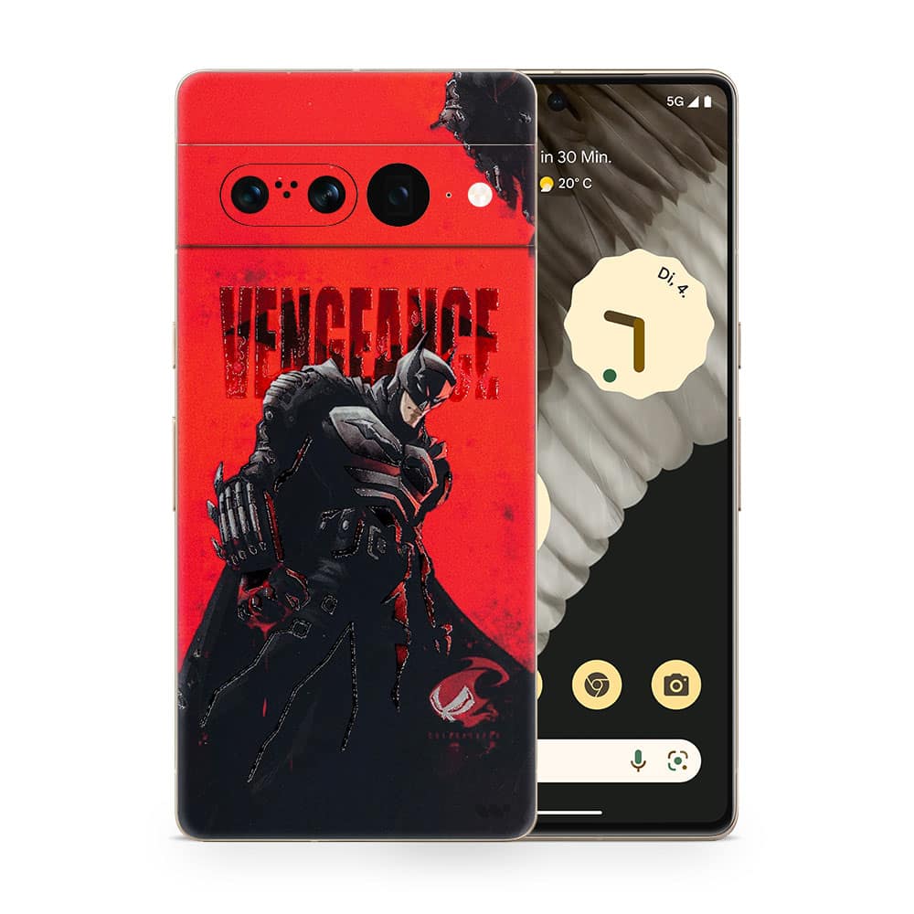 Pixel 7 pro batman’s vengeancer 3d skin wrapitskin