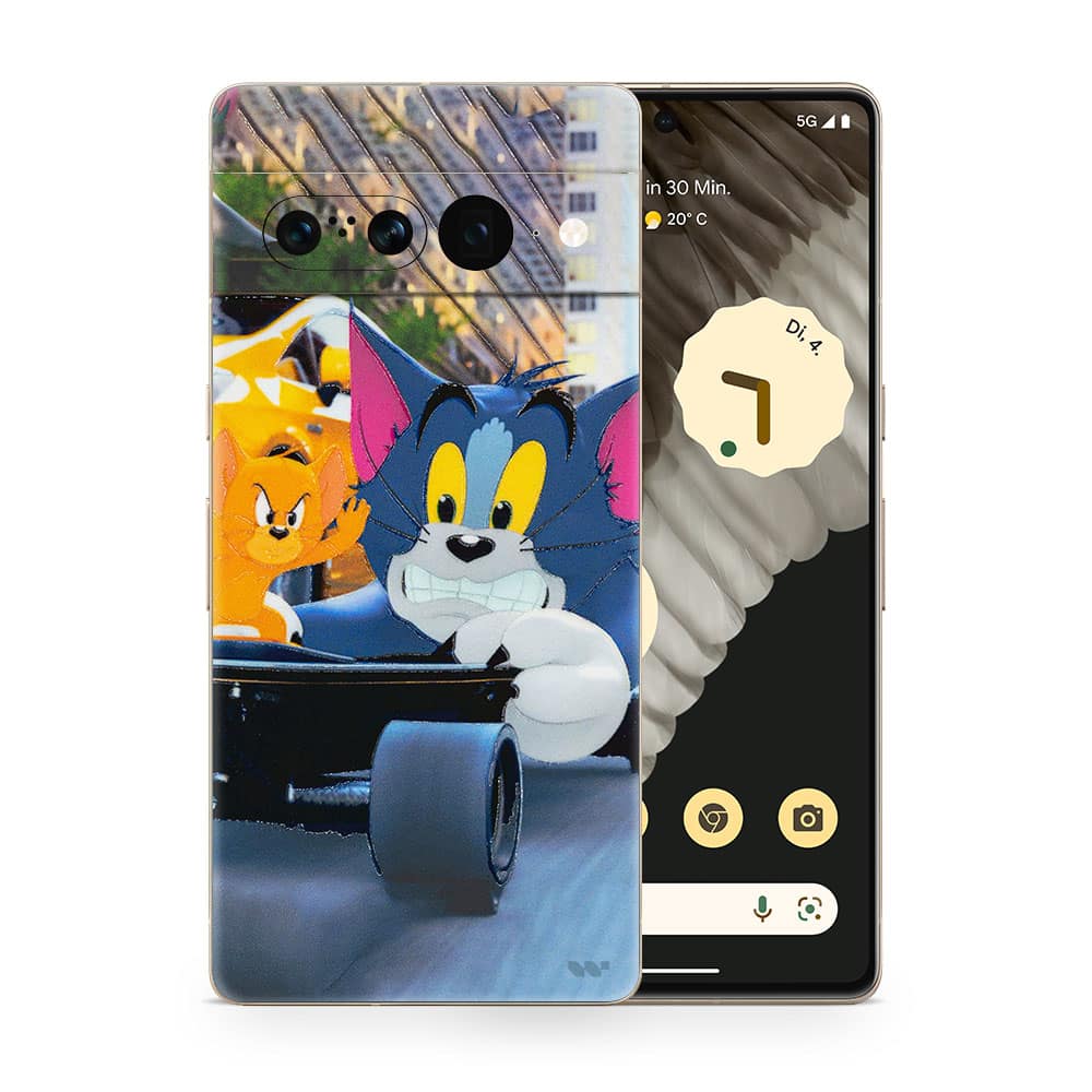 Pixel 7 pro tom and jerry 3d skin wrapitskin