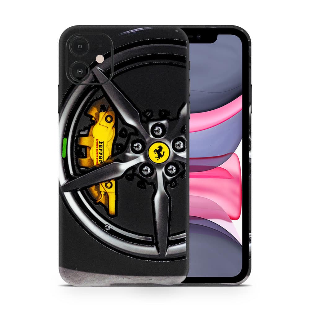 Iphone 11 ferrari rim 3d skin wrapitskin