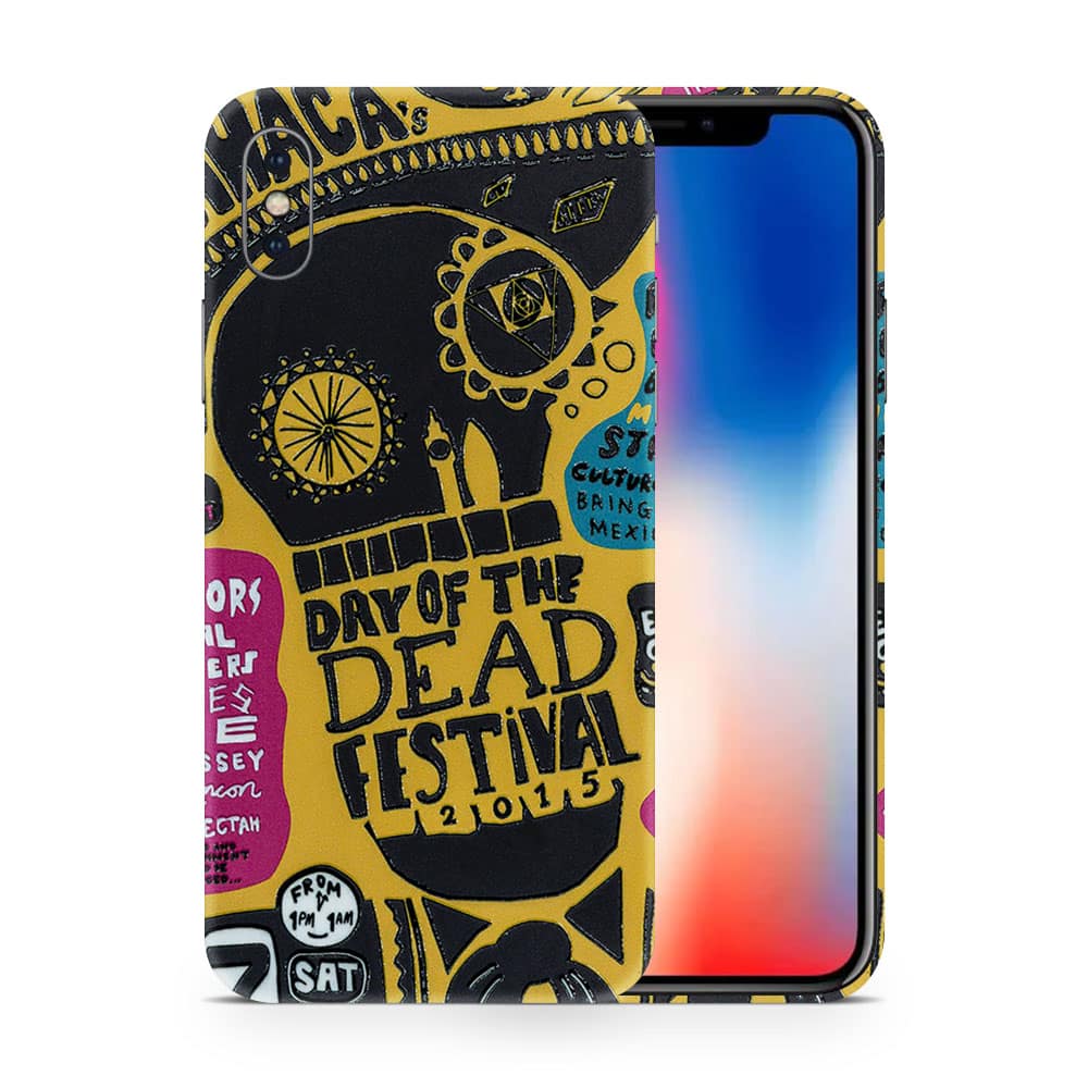 Iphone x street festival 3d skin wrapitskin