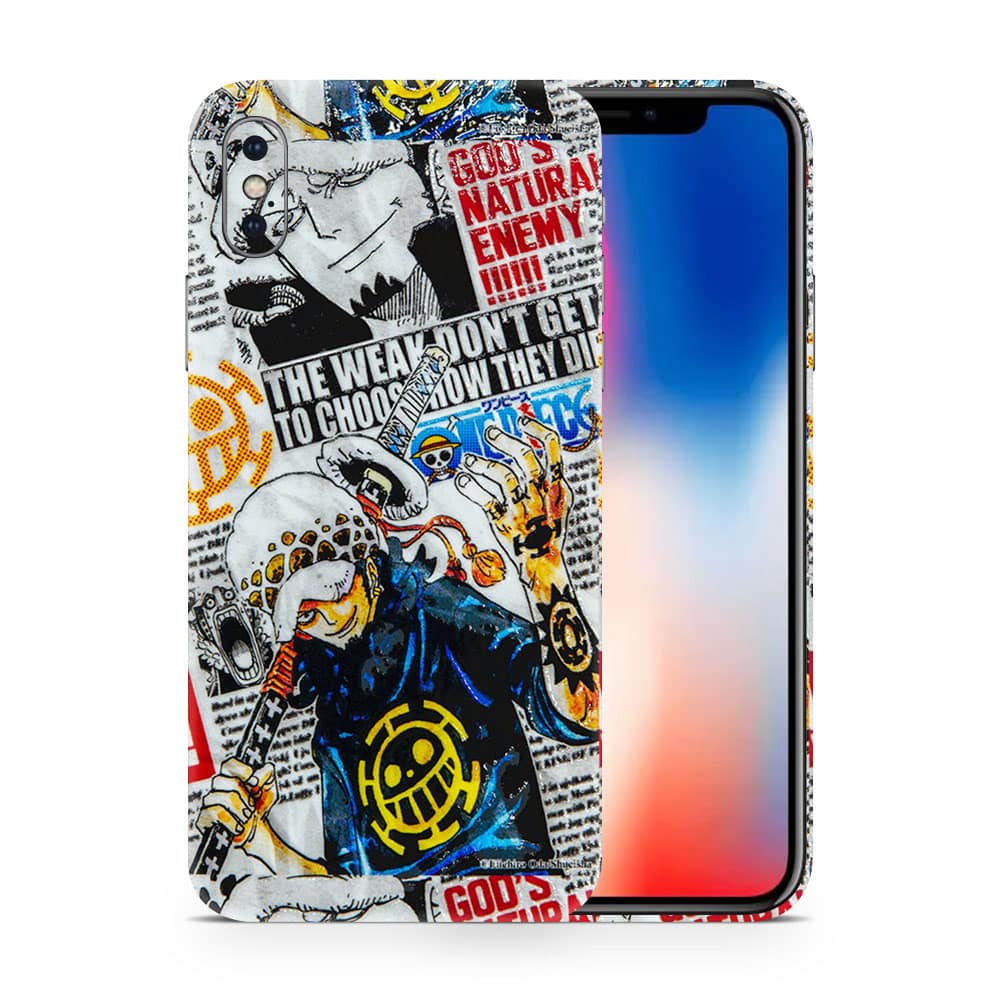 Iphone x d water law 3d skin wrapitskin