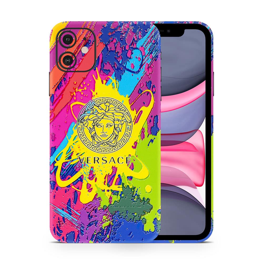 Iphone 11 versace colorful 3d skin wrapitskin