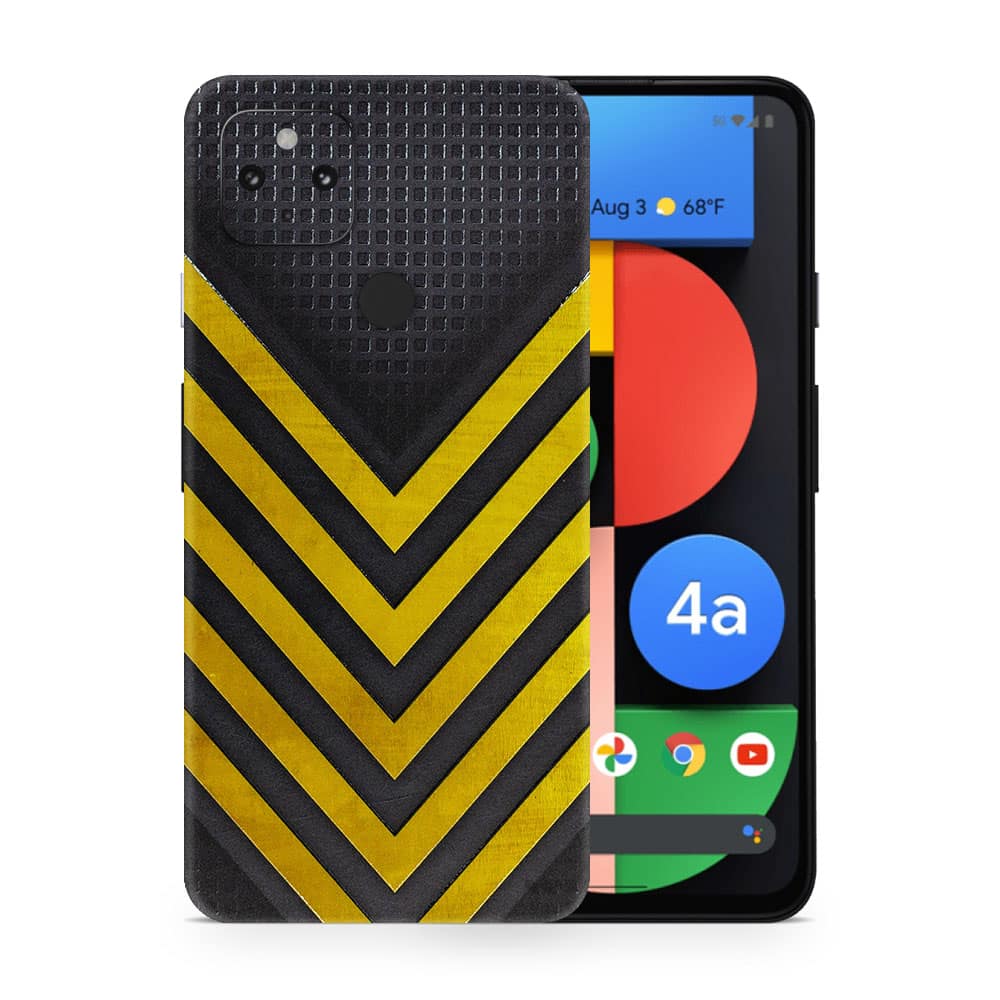 Pixel 4a 5g arrows yellow 3d skin wrapitskin