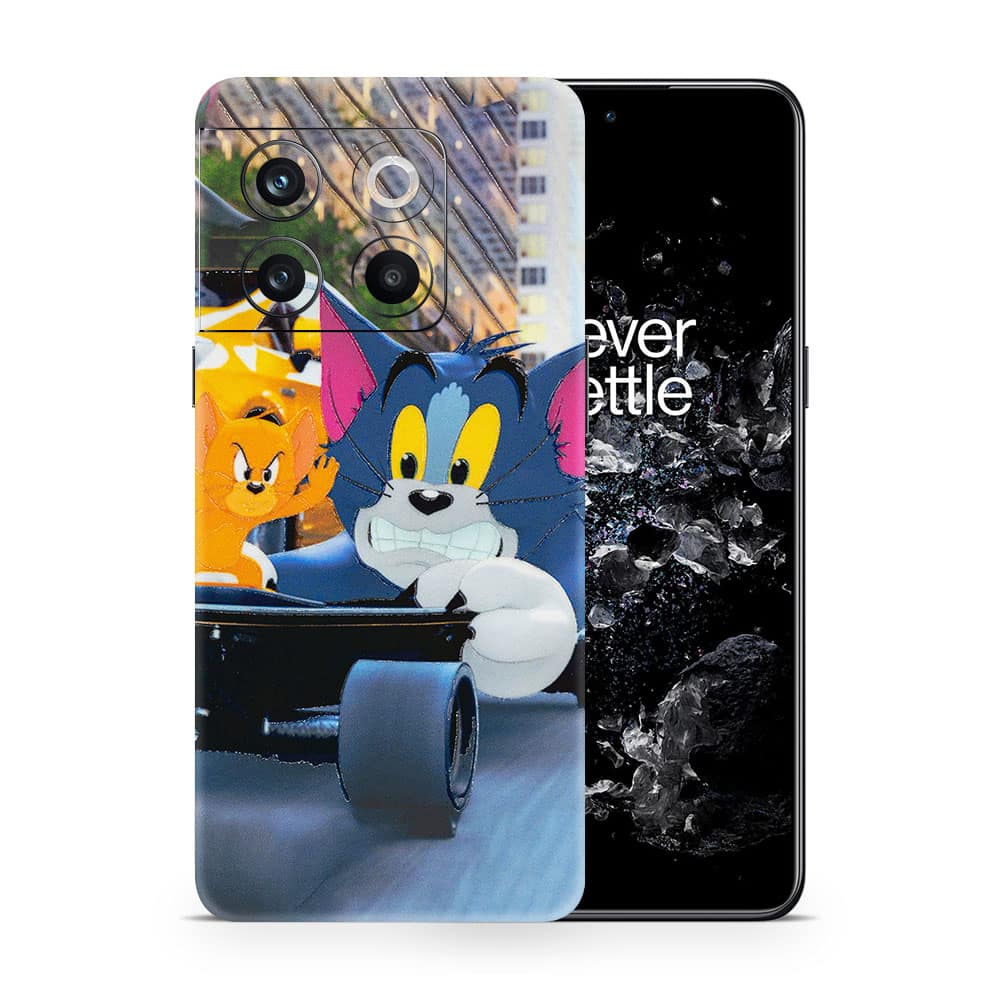 Oneplus 10t tom and jerry 3d skin wrapitskin