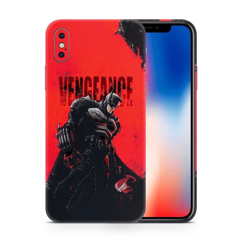 Iphone x batman’s vengeancer 3d skin wrapitskin