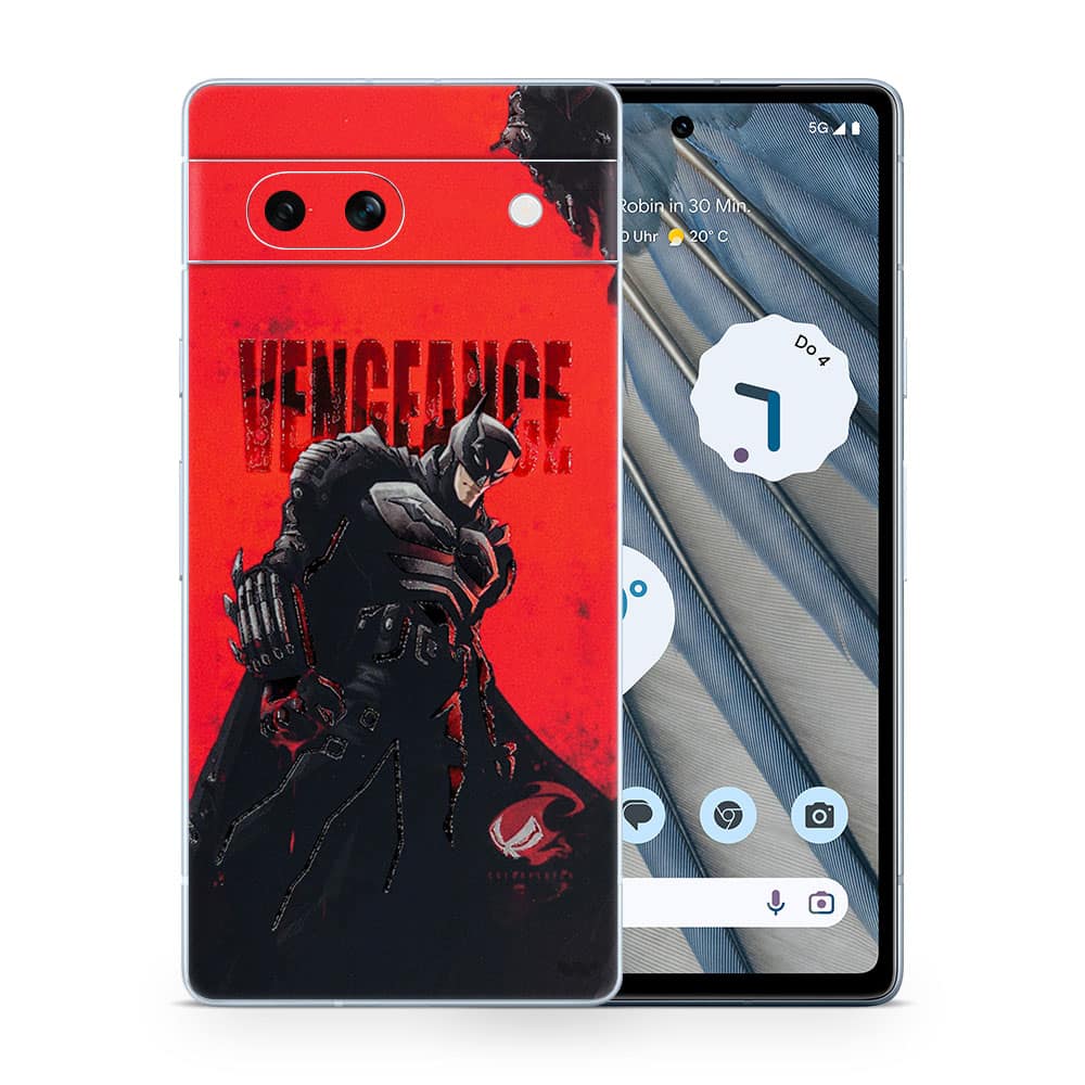 Pixel 7a batman’s vengeancer 3d skin wrapitskin