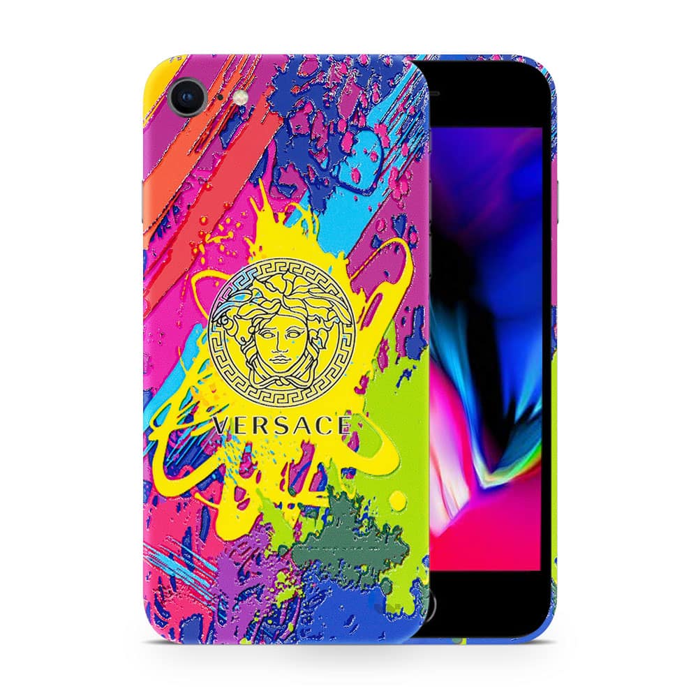 Iphone 8 versace colorful 3d skin wrapitskin