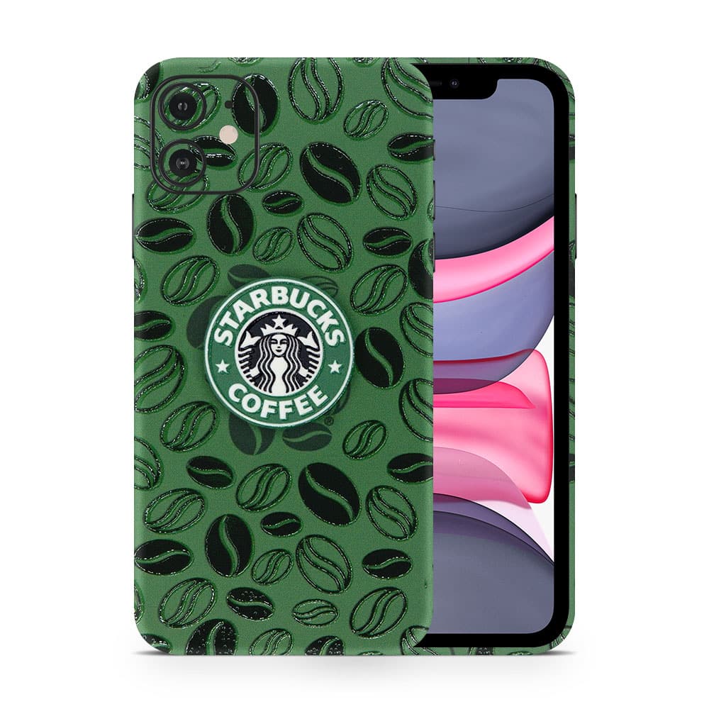 Iphone 11 starbucks 3d skin wrapitskin