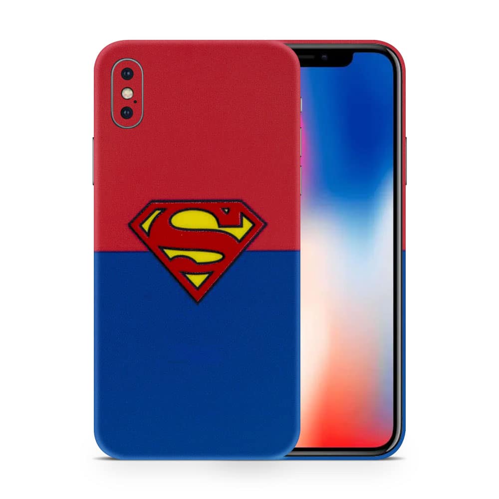 Iphone x superman 3d skin wrapitskin