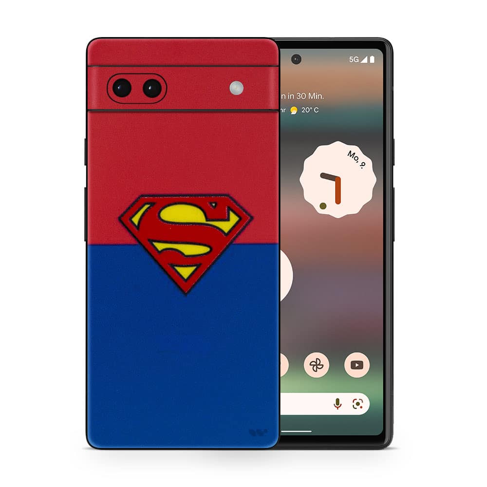 Pixel 6a superman 3d skin wrapitskin