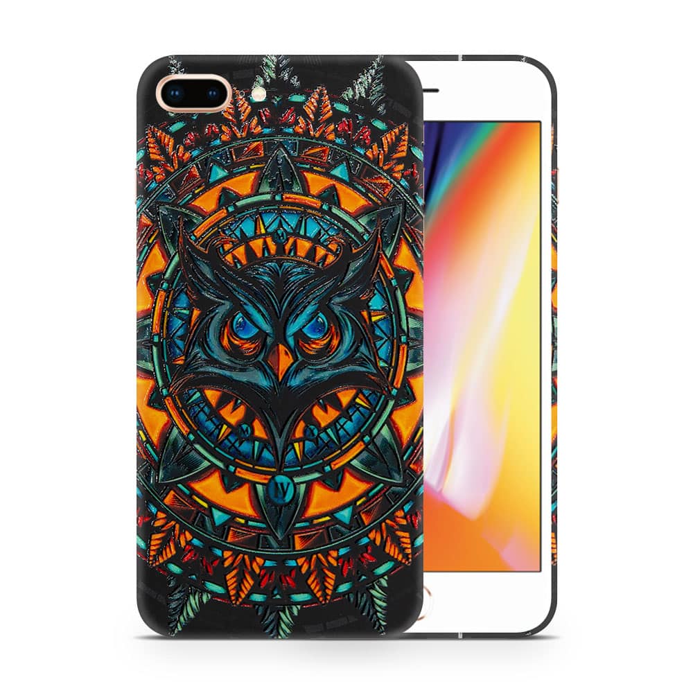 Iphone 8 plus owl 3d skin wrapitskin