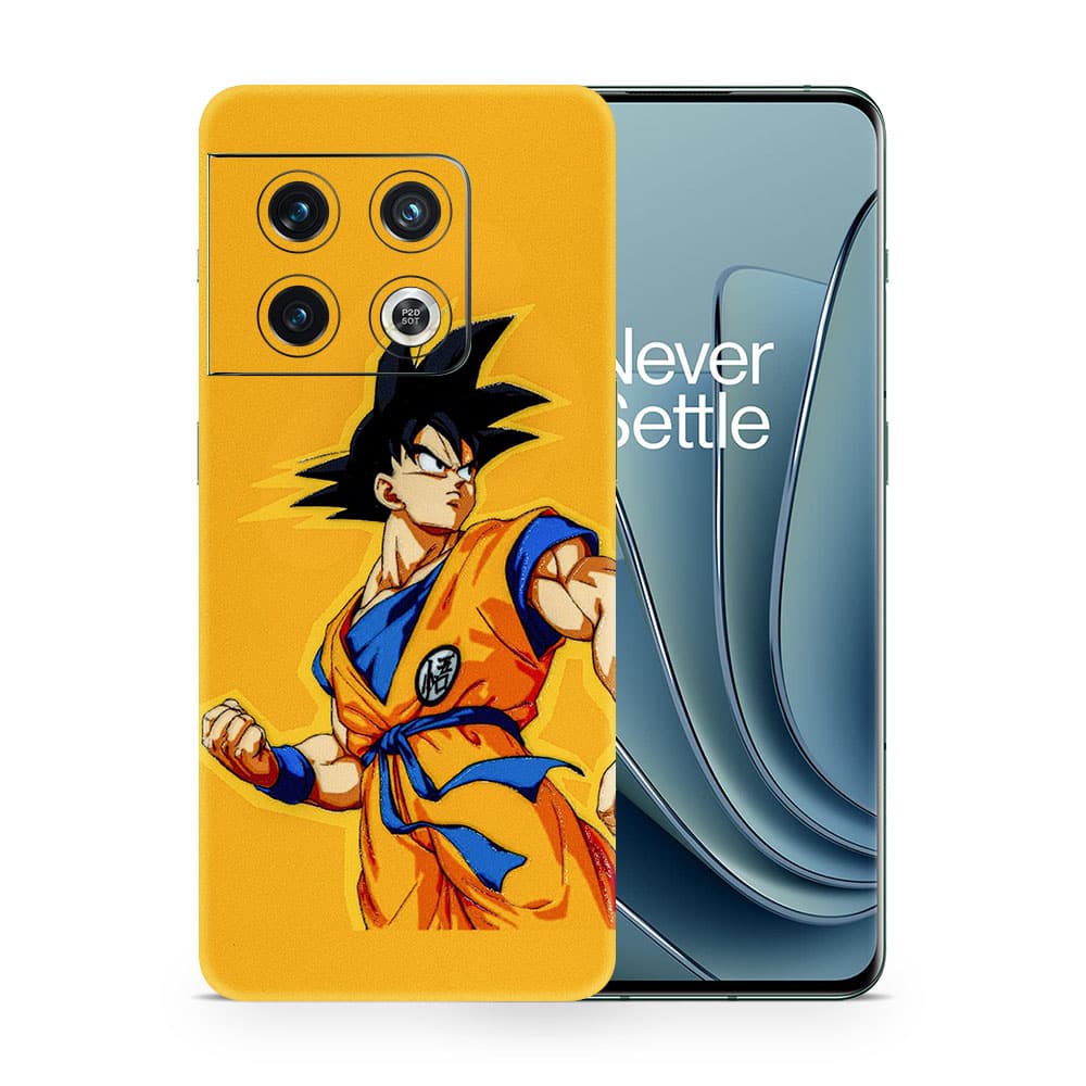 Oneplus 10 pro goku yellow 3d skin wrapitskin