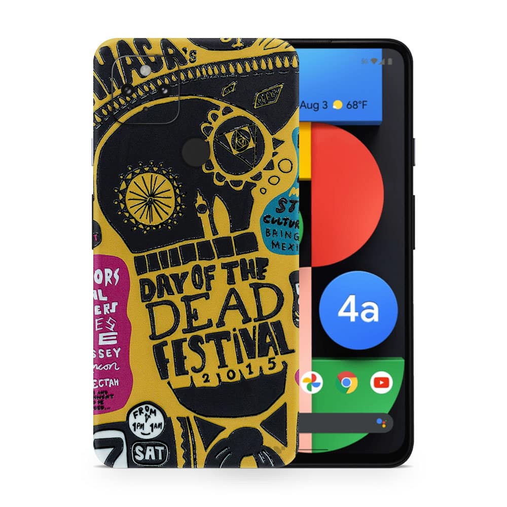 Pixel 4a 5g street festival 3d skin wrapitskin