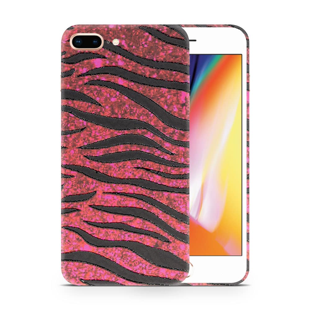 Iphone 8 plus red zebra 3d skin wrapitskin