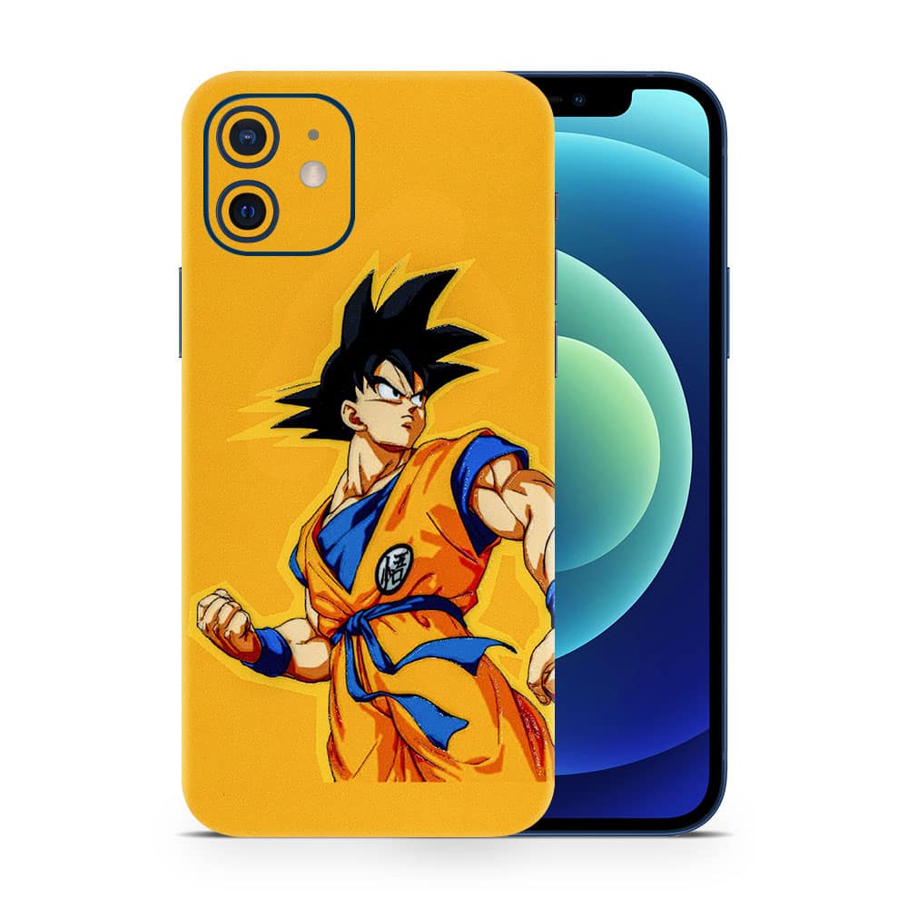 Iphone 12 goku yellow 3d skin wrapitskin