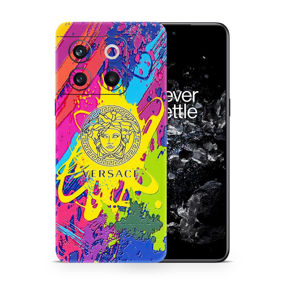 Oneplus 10t versace colorful 3d skin wrapitskin