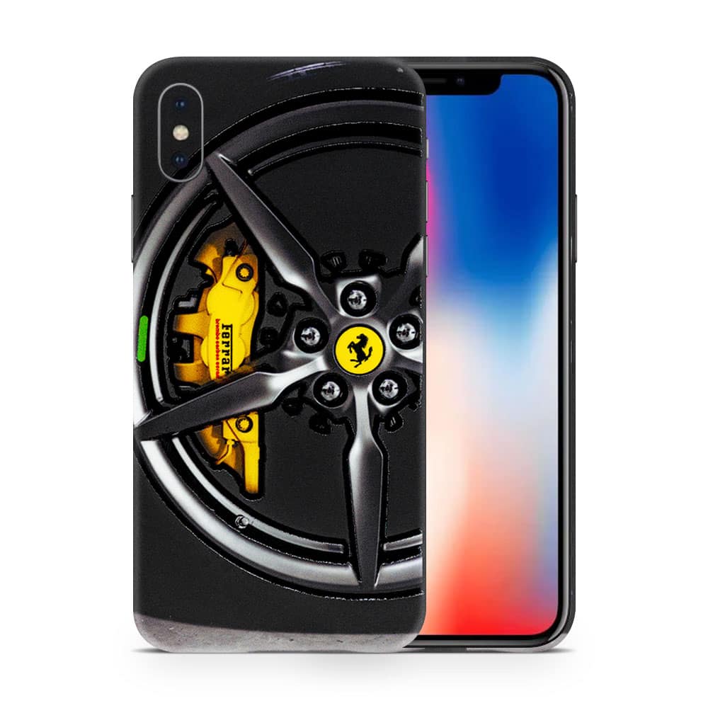 Iphone x ferrari rim 3d skin wrapitskin