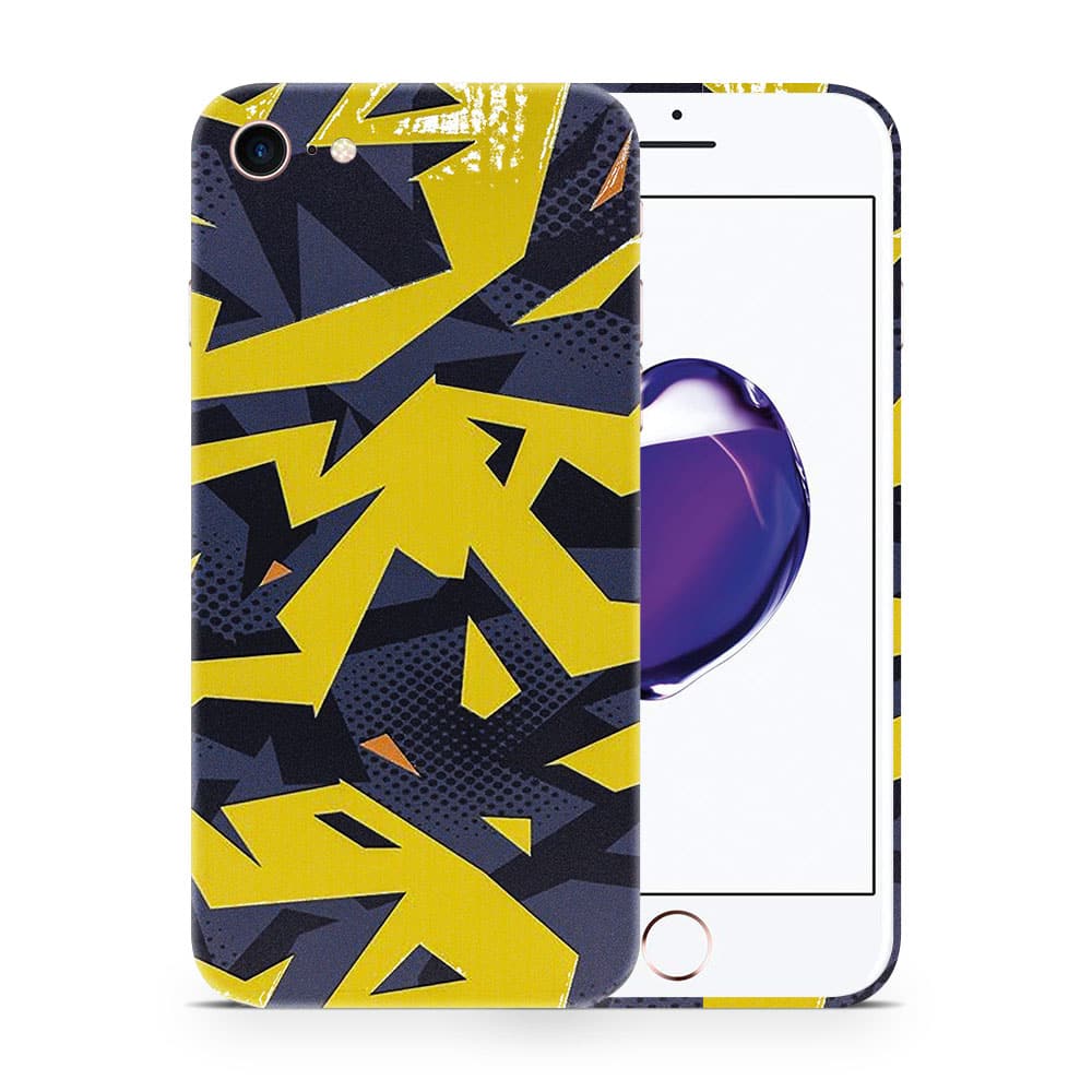Iphone 7 abstract yellow 3d skin wrapitskin