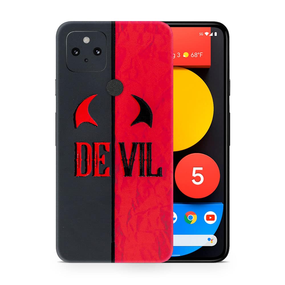 Pixel 5 devil 3d skin wrapitskin