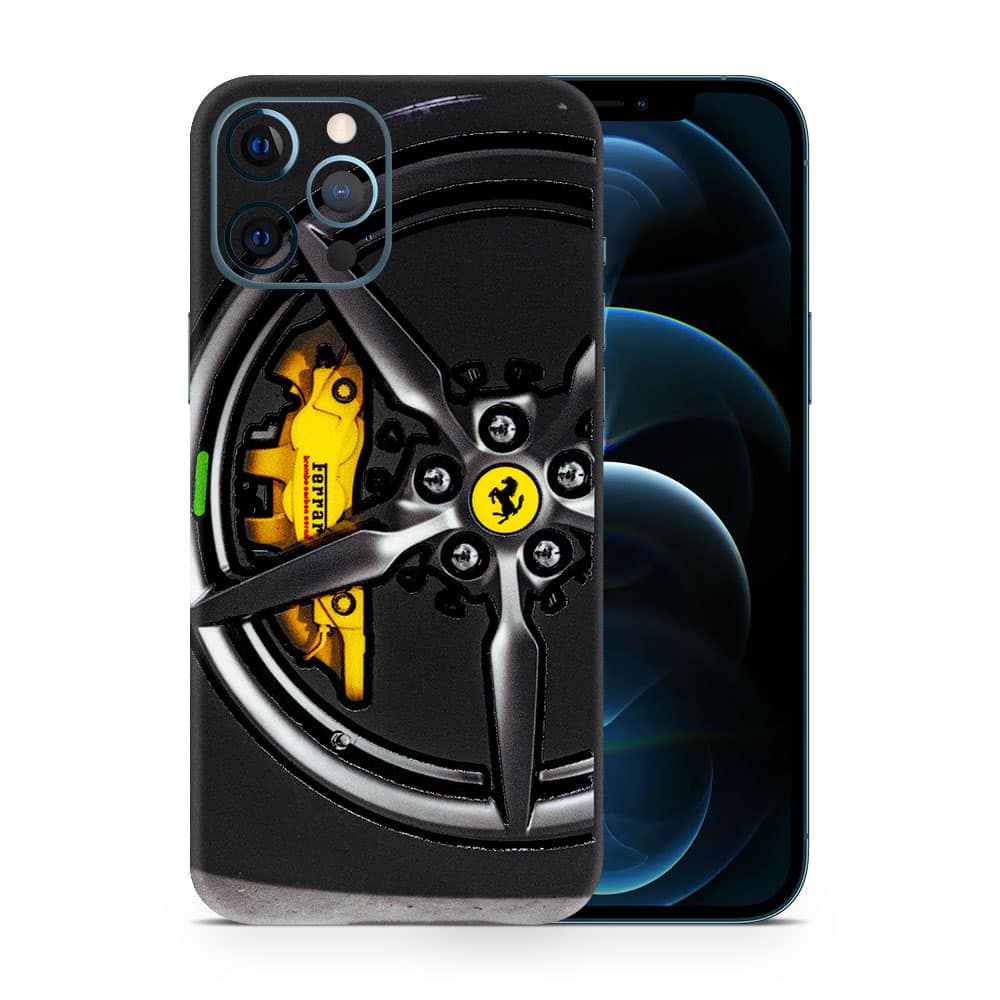 Iphone 12 pro max ferrari rim 3d skin wrapitskin