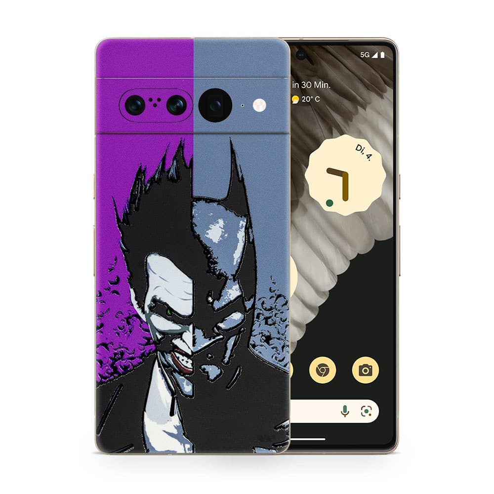 Pixel 7 pro batman vs joker 3d skin wrapitskin