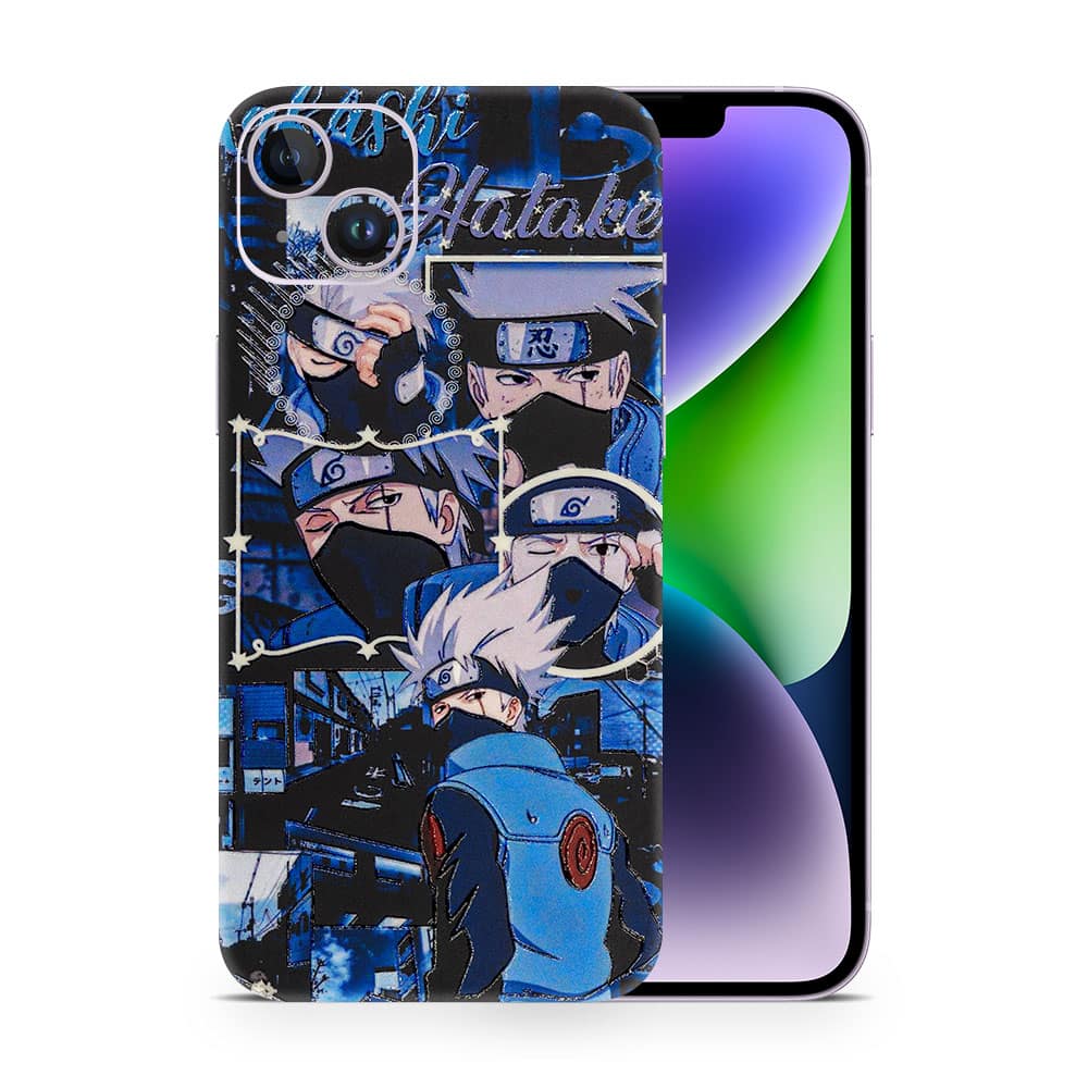Iphone 14 plus kakashi hatake 3d skin wrapitskin