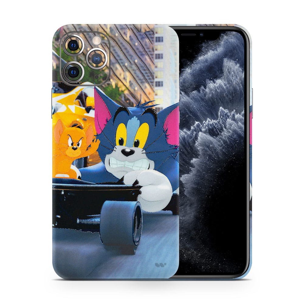 Iphone 11 pro tom and jerry 3d skin wrapitskin