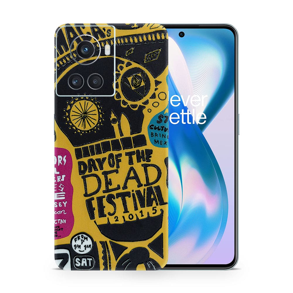 Oneplus 10r street festival 3d skin wrapitskin