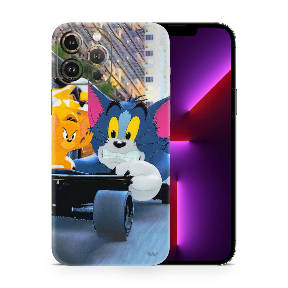 Iphone 13 pro max tom and jerry 3d skin wrapitskin