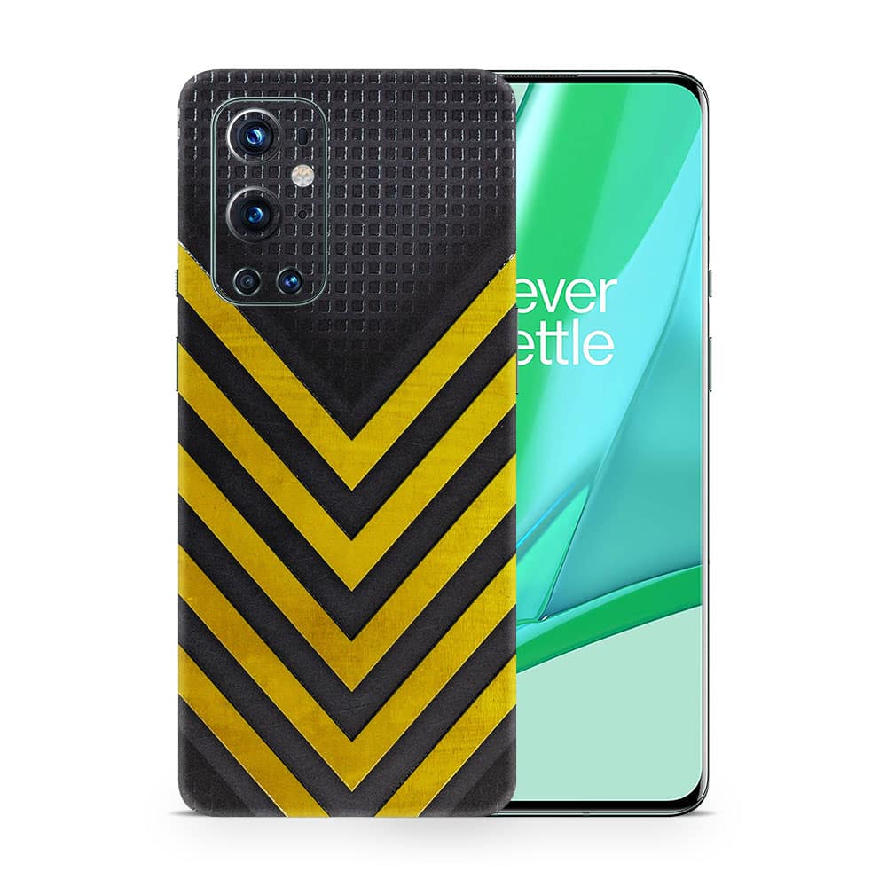 Oneplus 9 pro arrows yellow 3d skin wrapitskin
