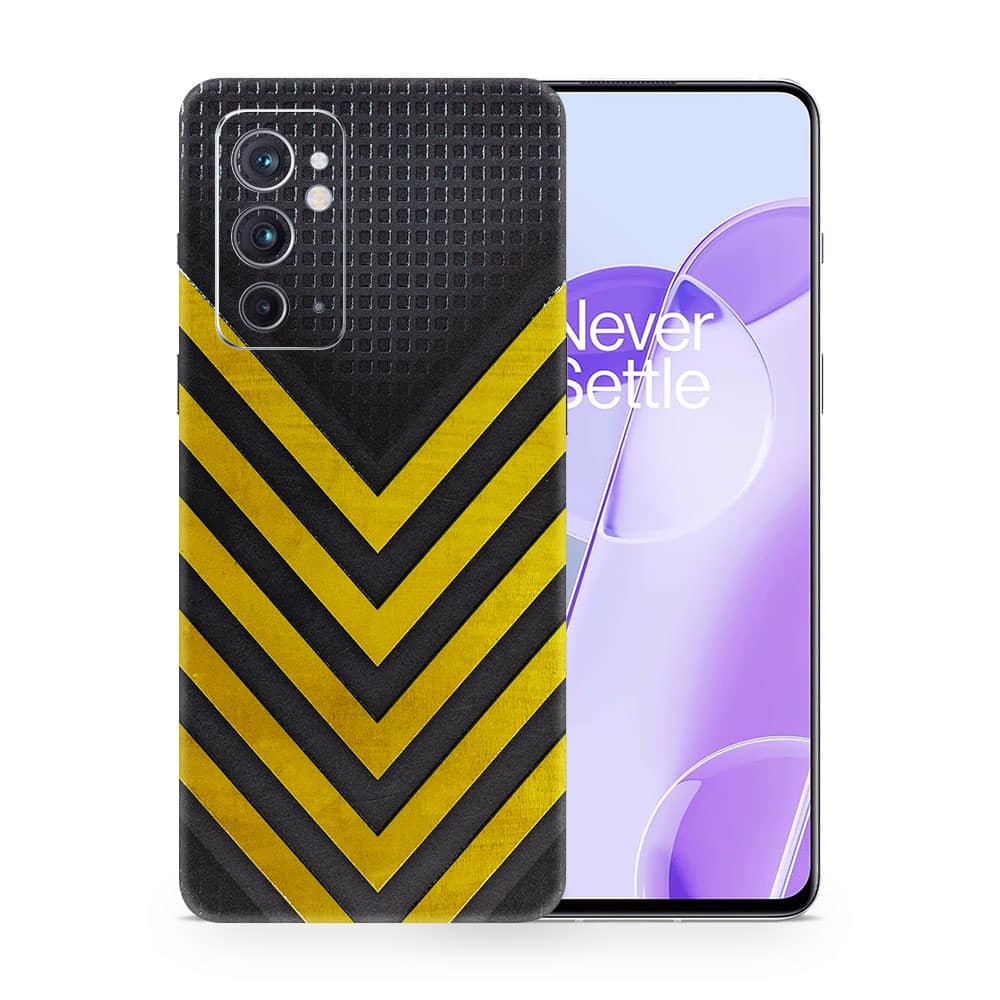 Oneplus 9rt arrows yellow 3d skin wrapitskin