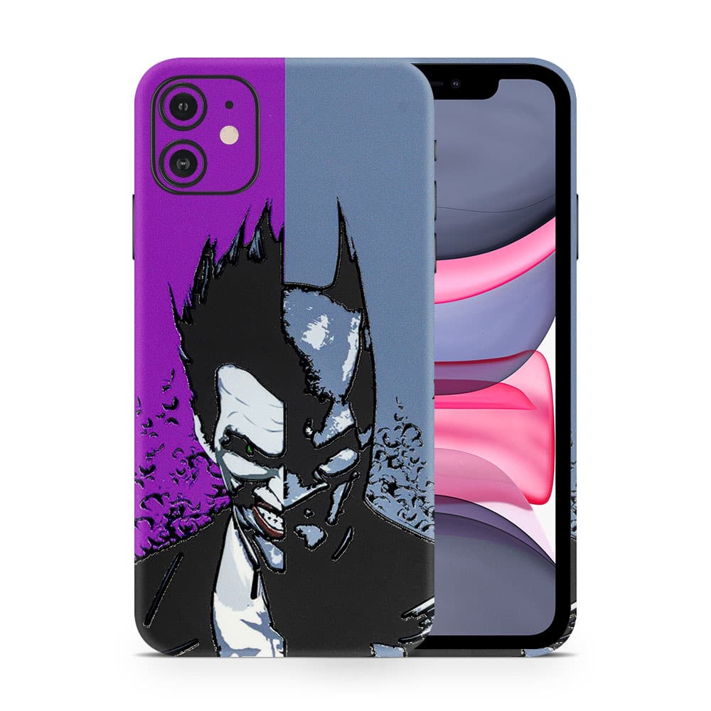 Iphone 11 batman vs joker 3d skin wrapitskin