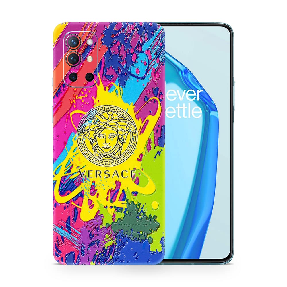 Oneplus 9r versace colorful 3d skin wrapitskin