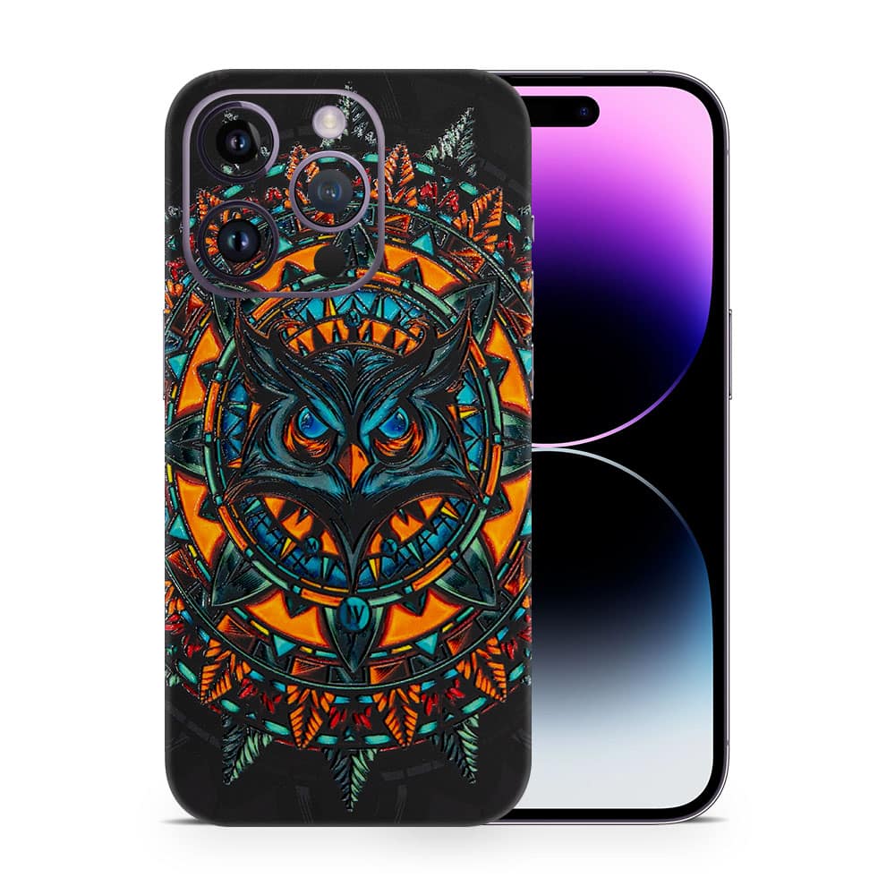 Iphone 14 pro owl 3d skin wrapitskin