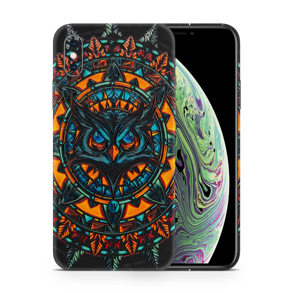 Iphone xs owl 3d skin wrapitskin