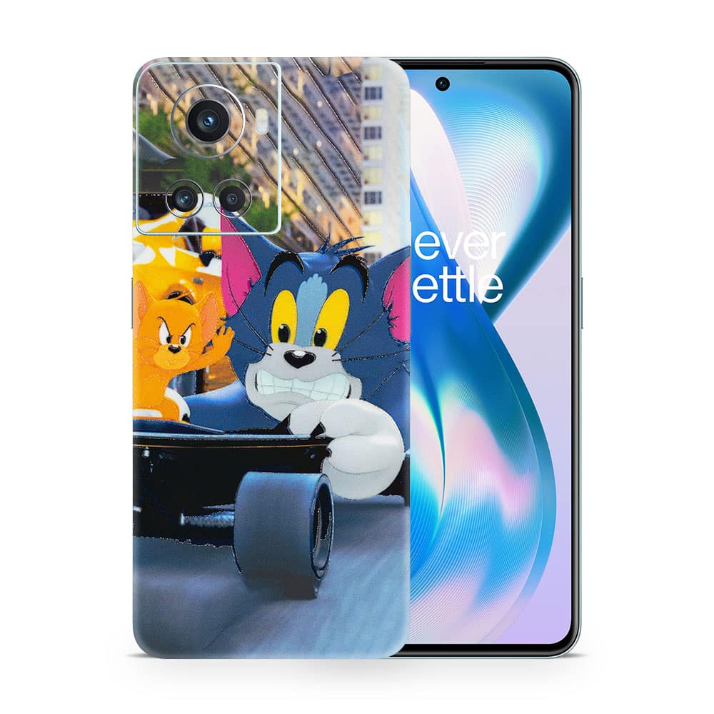 Oneplus 10r tom and jerry 3d skin wrapitskin