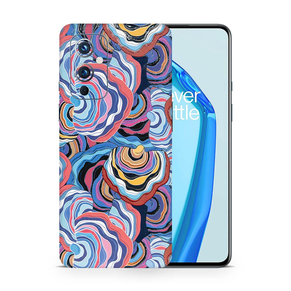 Oneplus 9 abstract multicolor 3d skin wrapitskin
