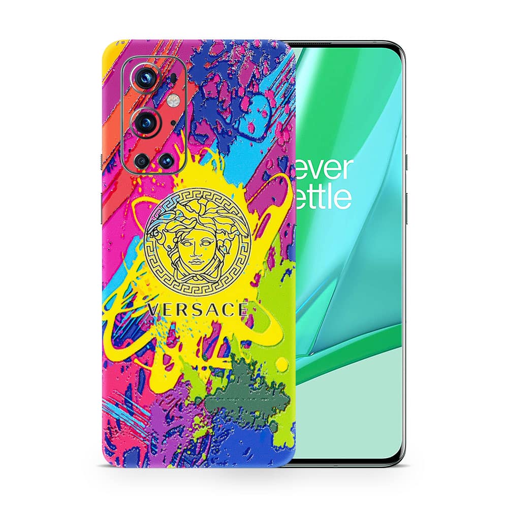 Oneplus 9 pro versace colorful 3d skin wrapitskin