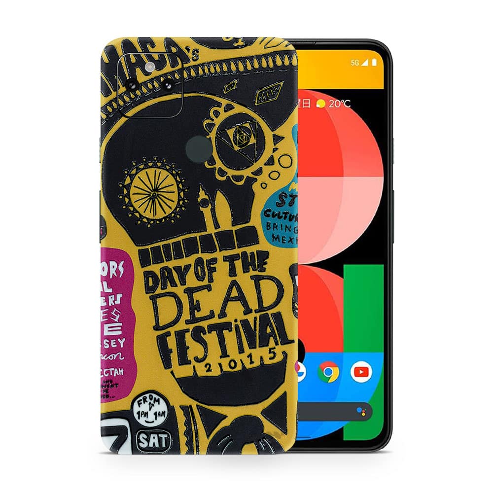 Pixel 5a 5g street festival 3d skin wrapitskin