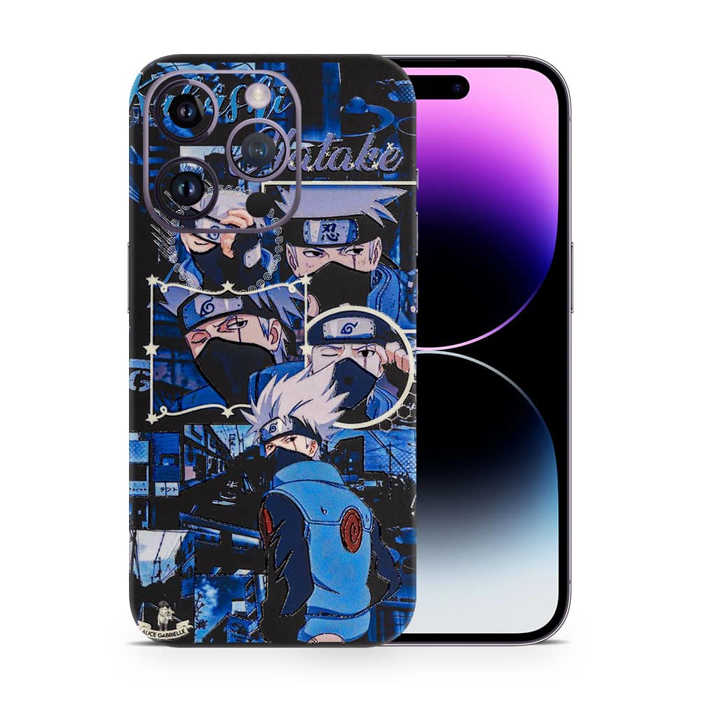 Iphone 14 pro kakashi hatake 3d skin wrapitskin