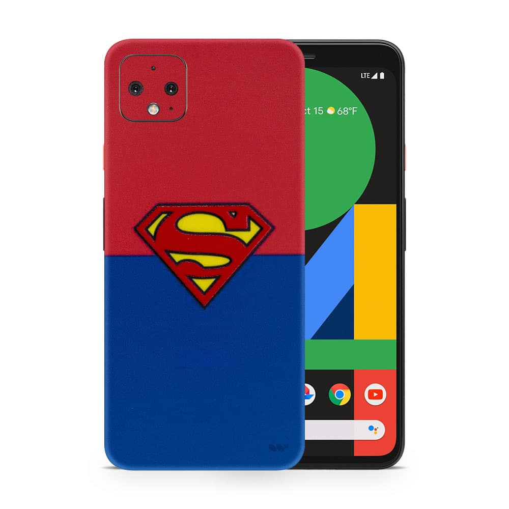 Pixel 4 superman 3d skin wrapitskin