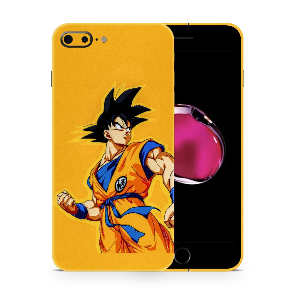 Iphone 7 plus goku yellow 3d skin wrapitskin